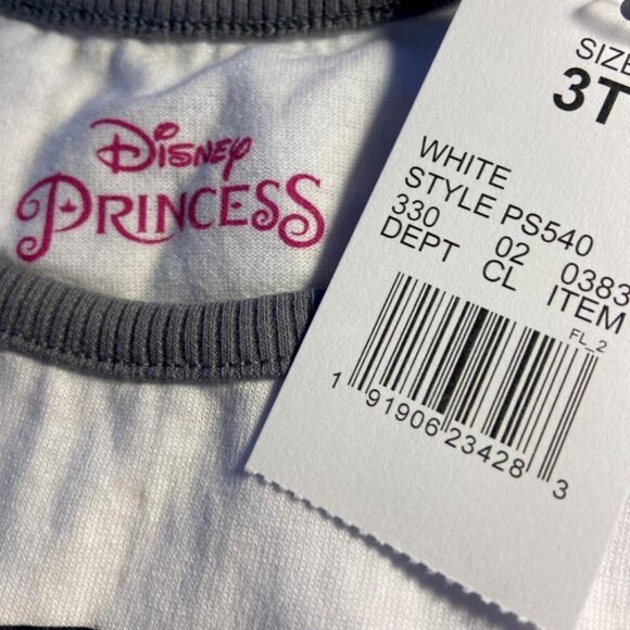 Disney Princess Ariel Toddler Girls White Watch Me Shine NWT 3T - Picture 5 of 6